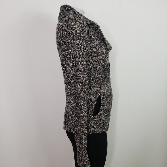 Free People asymmetric zip sweater chunky moto - Picture 9 of 13